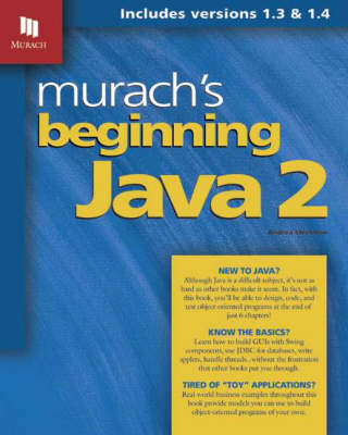 Book cover for Murach's Beginning Java 2