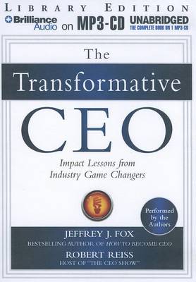 Book cover for The Transformative CEO