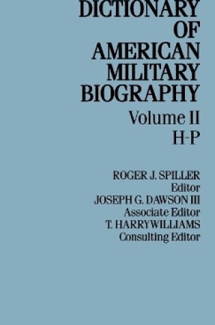 Cover of Dict Amer Military Biog V2