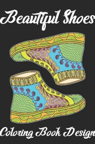 Cover of Beautiful Shoes Coloring Book Design