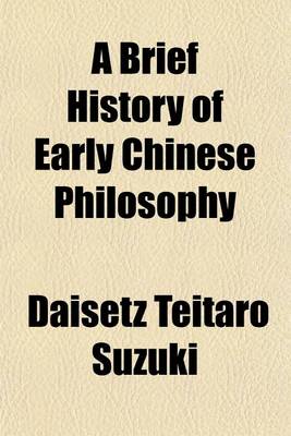 Book cover for A Brief History of Early Chinese Philosophy