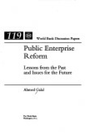 Cover of Public Enterprise Reform