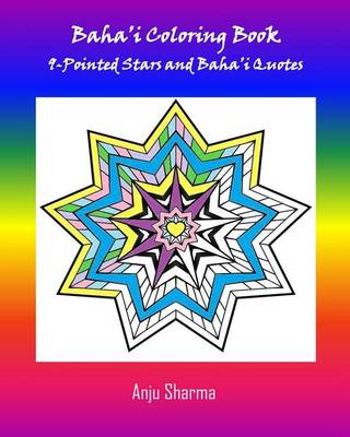 Book cover for Baha'i Adult Coloring Book