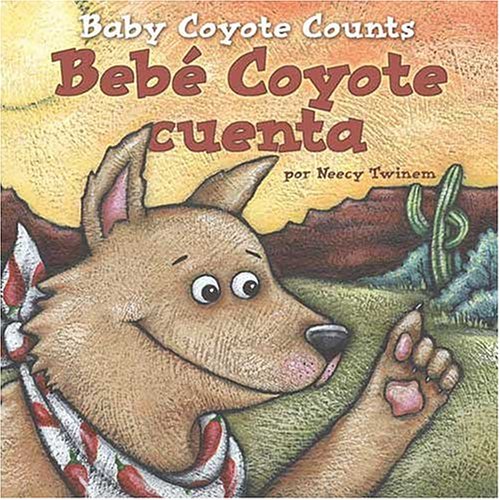 Book cover for Baby Coyote Counts Bilingual