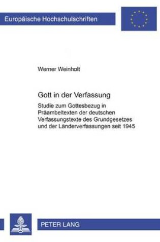 Cover of Gott in Der Verfassung