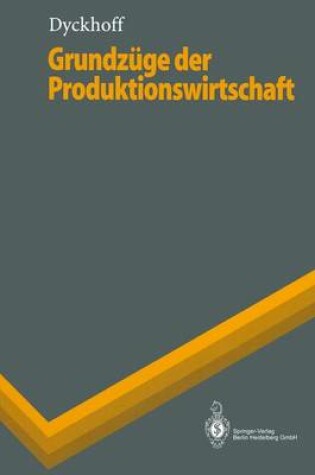 Cover of Grundz GE Der Produktionswirtschaft