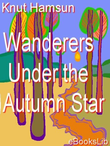 Book cover for Wanderers - Under the Autumn Star