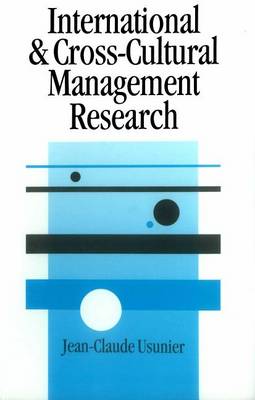 Cover of International and Cross-Cultural Management Research