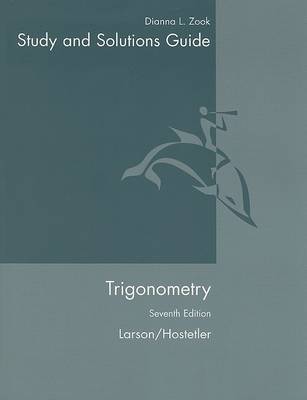 Book cover for Student Solutions Guide for Larson/Hostetler's Trigonometry, 7th