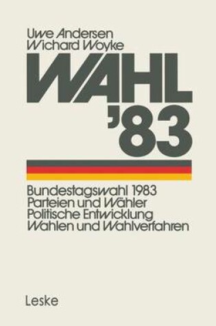 Cover of Wahl’83
