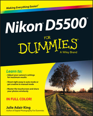 Book cover for Nikon D5500 For Dummies