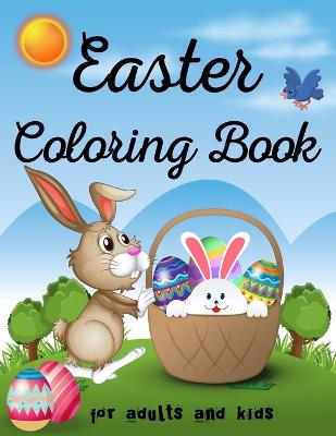 Book cover for Easter Coloring Book for Adults and Kids