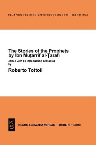 Cover of The Stories of the Prophets by Ibn Mutarrif al-Tarafi