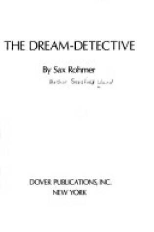 Cover of Dream Detective