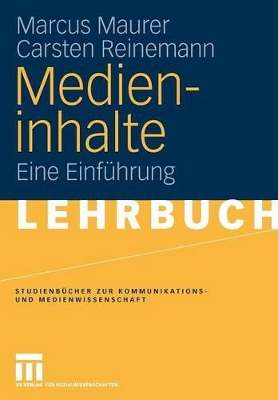 Book cover for Medieninhalte