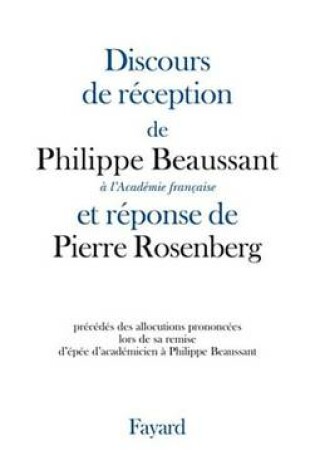 Cover of Discours de Reception A L'Academie Francaise