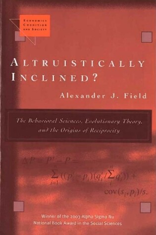 Cover of Altruistically Inclined?