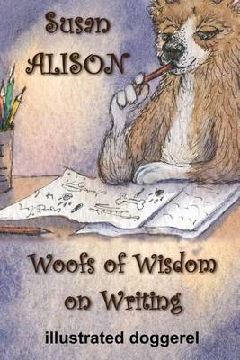 Book cover for Woofs of Wisdom on Writing - Illustrated Doggerel