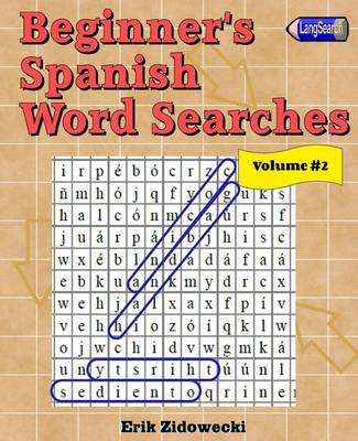 Book cover for Beginner's Spanish Word Searches - Volume 2