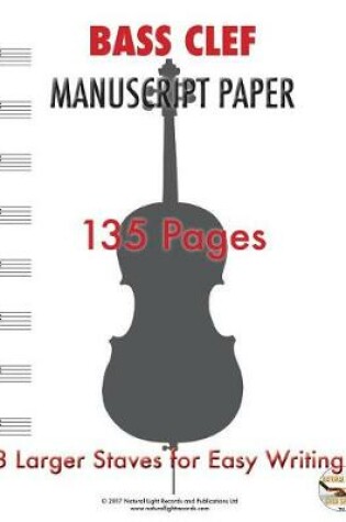 Cover of Bass Clef Manuscript Paper