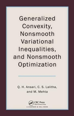 Book cover for Generalized Convexity, Nonsmooth Variational Inequalities, and Nonsmooth Optimization