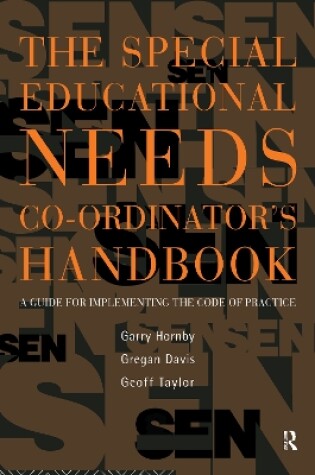 Cover of The Special Educational Needs Co-ordinator's Handbook