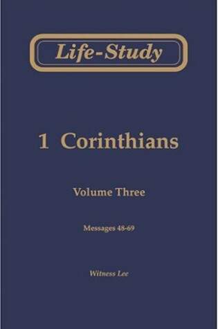 Cover of Life-Study of 1 Corinthians