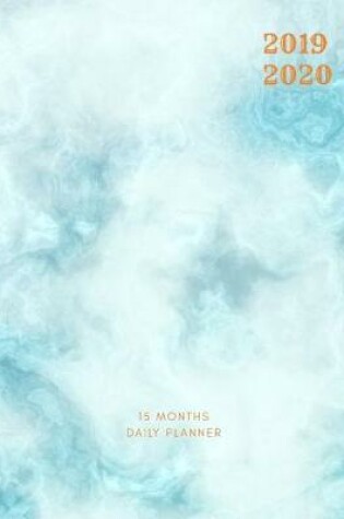 Cover of 2019 2020 15 Months Blue Marble Daily Planner