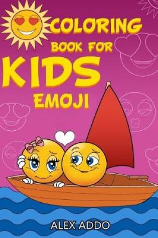 Cover of Coloring Book for Kids Emoji