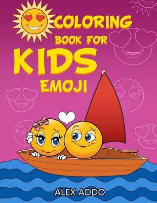 Book cover for Coloring Book for Kids Emoji