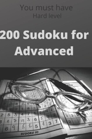Cover of 200 Sudoku for Advanced