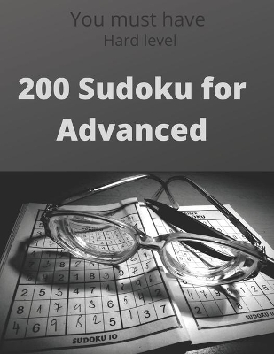 Book cover for 200 Sudoku for Advanced