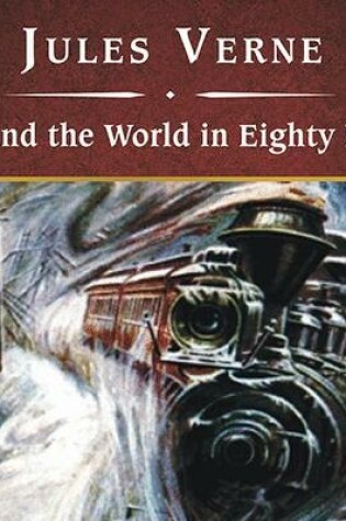 Cover of Around the World in Eighty Days, with eBook