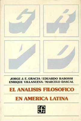 Book cover for El Analisis Filosofico En America Latina