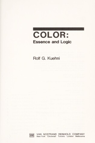 Cover of Colour