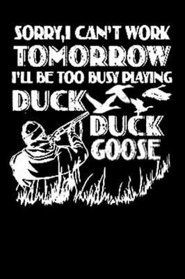 Book cover for I'll be to busy playing duck