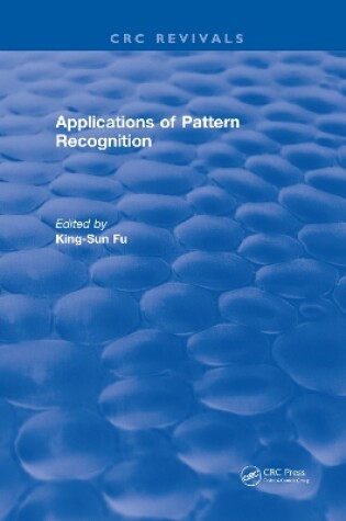 Cover of Applications of Pattern Recognition