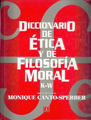 Cover of Diccionario de Etica y de Filosofia Moral. Tomo II. K-W