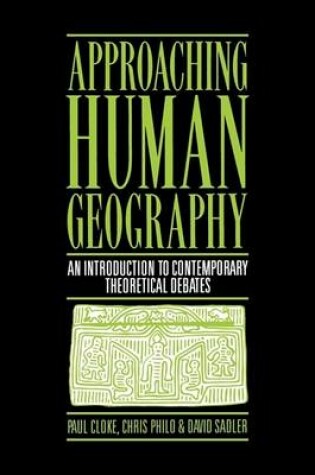 Cover of Approaching Human Geography
