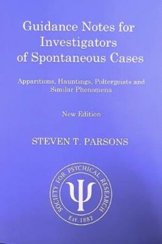 Cover of Guidance Notes for Investigators of Spontaneous Cases