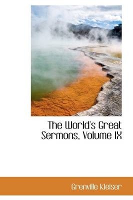 Book cover for The World's Great Sermons, Volume IX