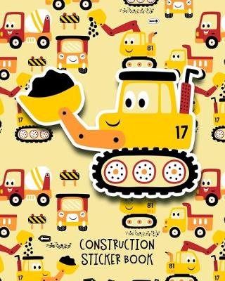 Book cover for Construction Sticker Book