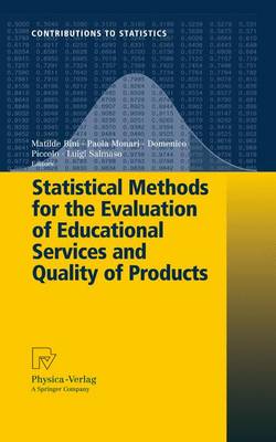 Cover of Statistical Methods for the Evaluation of Educational Services and Quality of Products
