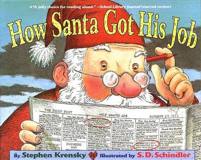 Book cover for How Santa Got His Job