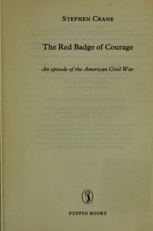 Cover of Red Badge of Courage: an Episo