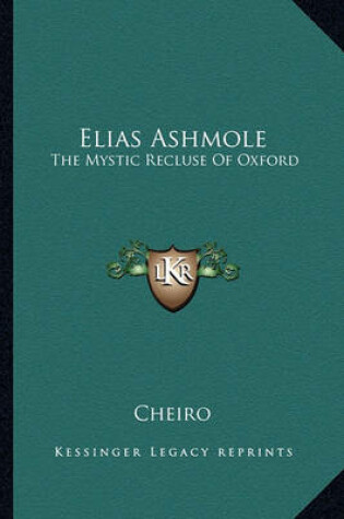 Cover of Elias Ashmole