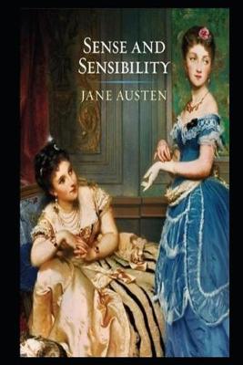 Book cover for Sense and Sensibility By Jane Austen (Fiction & Romance novel) "Unabridged & Annotated Volume"