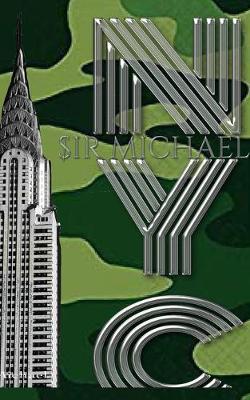 Book cover for Iconic Chrysler Building New York City camouflage Sir Michael Huhn Artist Drawing Journal