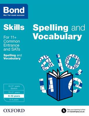 Book cover for Bond Skills English Spelling and Vocabulary Age 9-10