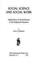 Cover of Social Science and Social Work